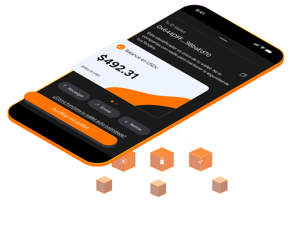 Billetera autocustodiada con tecnología MPC